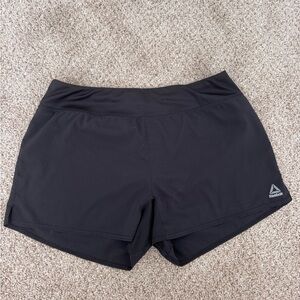 Reebok Speedwick Black Athletic Performance Shorts